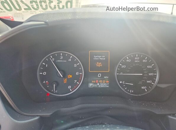 JF2SLDRC5SH456022 2025 SUBARU FORESTER Silver Սարքավորումների վահանակի տեսք