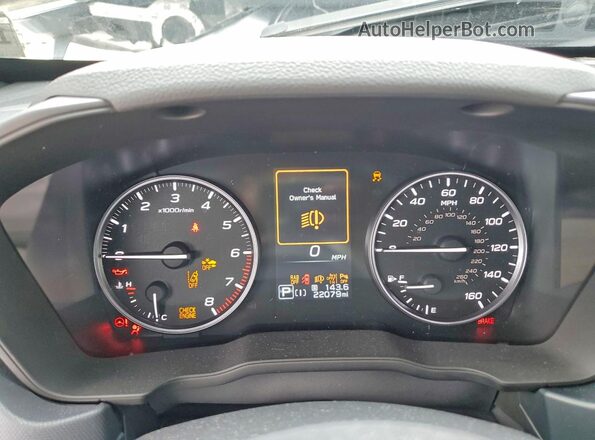 JF2SLDRC8SH467578 2025 SUBARU FORESTER Blue Widok zestawu wskaźników