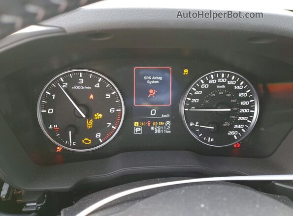 JF2SLDRC9SH605239 2025 SUBARU FORESTER Black Widok zestawu wskaźników