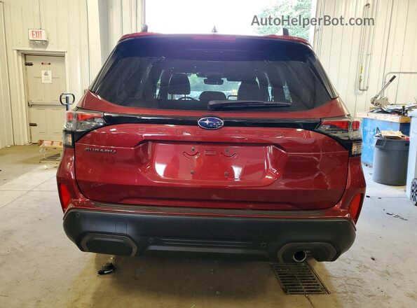 JF2SLDRCXSH537761 2025 SUBARU FORESTER Red Vista trasera