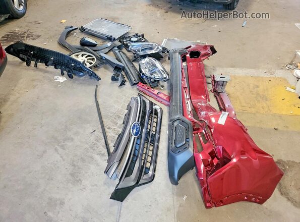 JF2SLDRCXSH537761 2025 SUBARU FORESTER Red Vista de la etiqueta del VIN