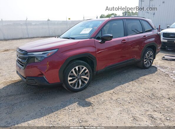 JF2SLDTC0SH583043 2025 SUBARU FORESTER Maroon Front left