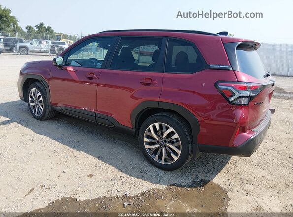 JF2SLDTC0SH583043 2025 SUBARU FORESTER Maroon Rear left