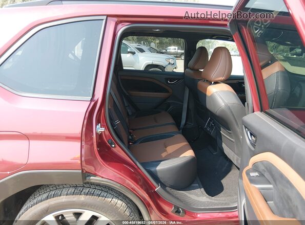 JF2SLDTC0SH583043 2025 SUBARU FORESTER Maroon VIN sticker view