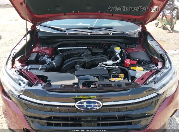 JF2SLDTC0SH583043 2025 SUBARU FORESTER Maroon Rear view