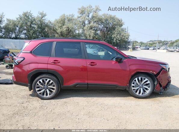JF2SLDTC0SH583043 2025 SUBARU FORESTER Maroon Rear interior view