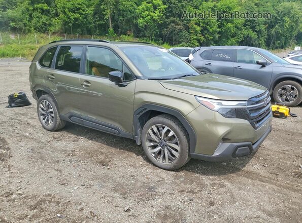 JF2SLDTC2SH442829 2025 SUBARU FORESTER Зеленый Передняя правая четверть