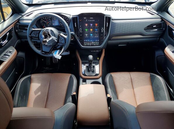 JF2SLDTC4SH615749 2025 SUBARU FORESTER Charcoal Dashboard view