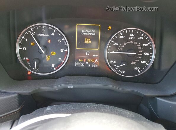 JF2SLDTC4SH615749 2025 SUBARU FORESTER Charcoal Instrument cluster view