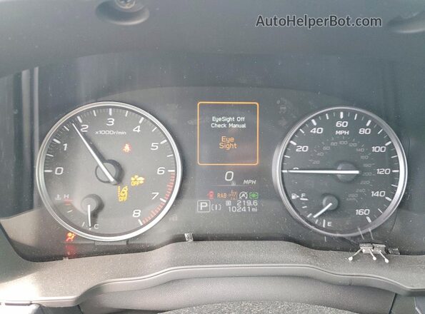 JF2SLDTC7SH449548 2025 SUBARU FORESTER Серый Вид щитка приборов