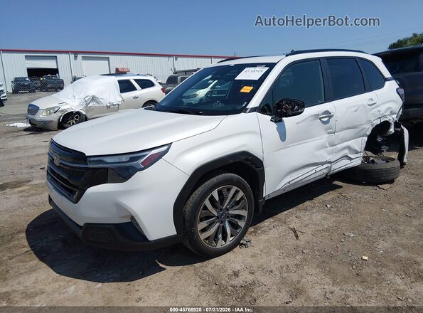 JF2SLDTC8SH411925 2025 SUBARU FORESTER White Передня ліва чверть