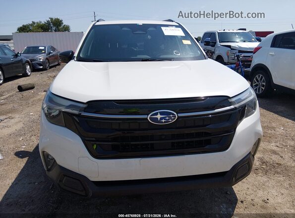 JF2SLDTC8SH411925 2025 SUBARU FORESTER White Вид щитка приладів