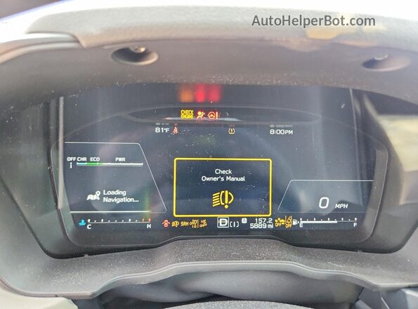 JF2SLSED2SH453968 2025 SUBARU FORESTER Blue Вид щитка приладів