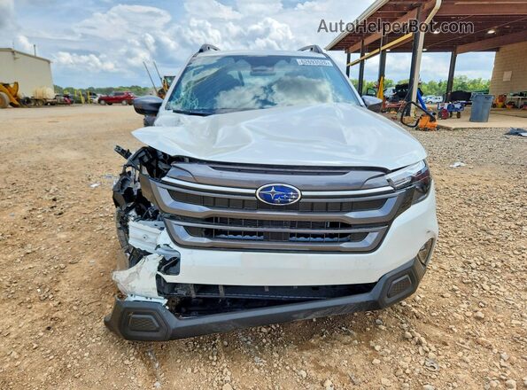 JF2SLSED5SH440051 2025 SUBARU FORESTER White Դիմացի տեսք