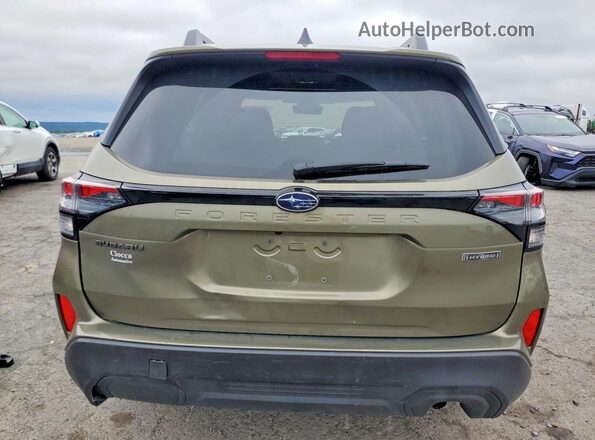 JF2SLSED8SH451741 2025 SUBARU FORESTER Зеленый Вид сзади