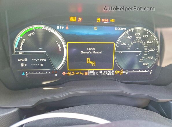 JF2SLSED9SH402175 2025 SUBARU FORESTER Gray Instrument cluster view