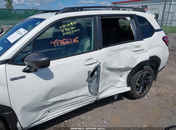 JF2SLSED9SH415671 2025 SUBARU FORESTER White Front view