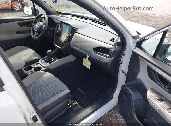 JF2SLSED9SH415671 2025 SUBARU FORESTER White Front interior view