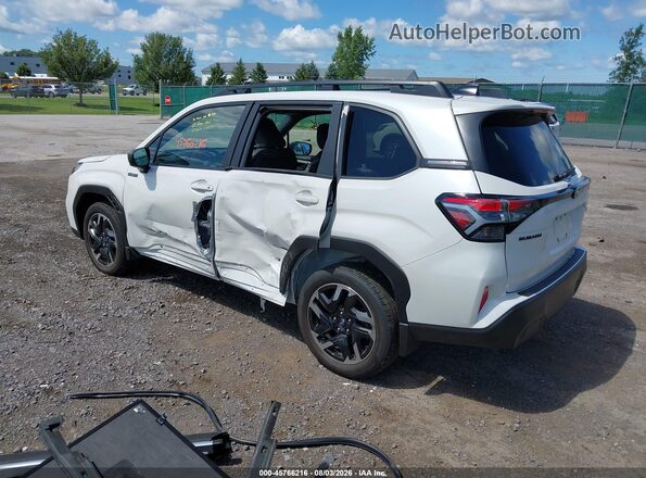 JF2SLSED9SH415671 2025 SUBARU FORESTER White Rear left