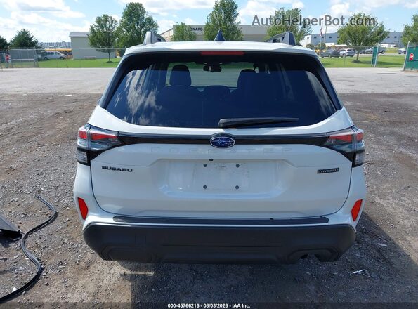 JF2SLSED9SH415671 2025 SUBARU FORESTER White 