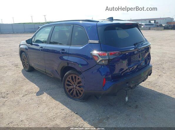 JF2SLSJD2SH408261 2025 SUBARU FORESTER Blue Задня ліва чверть