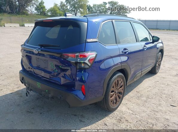 JF2SLSJD2SH408261 2025 SUBARU FORESTER Blue Задня права чверть