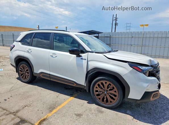 JF2SLSJD5SH417763 2025 SUBARU FORESTER White Front right
