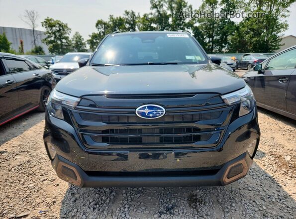 JF2SLSJD6SH401720 2025 SUBARU FORESTER Black Դիմացի տեսք