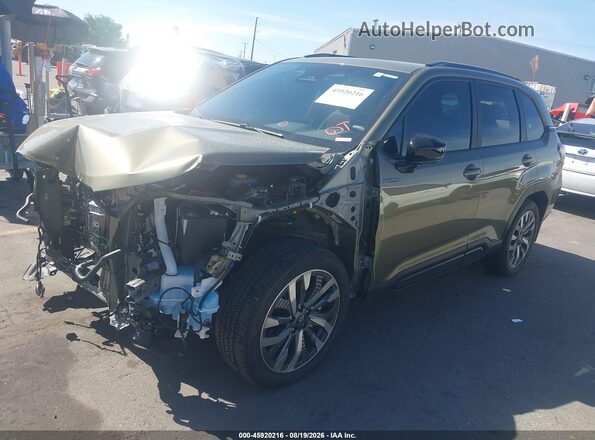 JF2SLSTD1SH411486 2025 SUBARU FORESTER Зеленый Передняя левая четверть