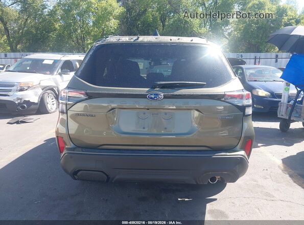 JF2SLSTD1SH411486 2025 SUBARU FORESTER Зеленый 