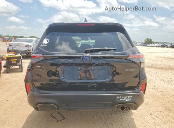 JF2SLSTD2SH408483 2025 SUBARU FORESTER Black Vista trasera