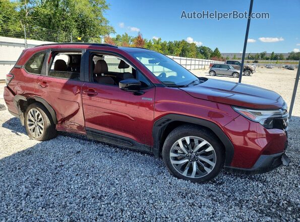 JF2SLSTD5SH421163 2025 SUBARU FORESTER Burgundy Front right