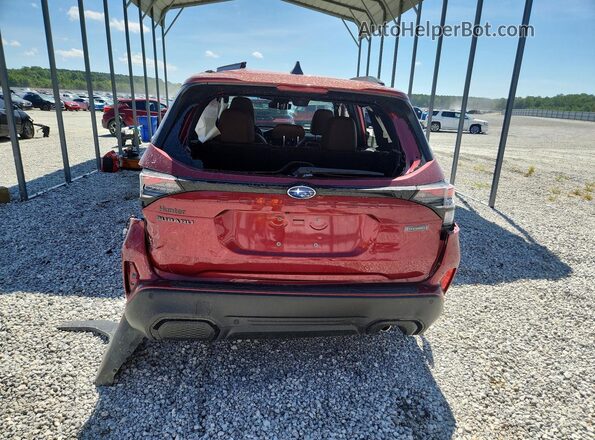 JF2SLSTD5SH421163 2025 SUBARU FORESTER Burgundy Rear view