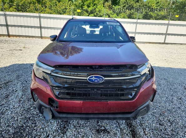 JF2SLSTD5SH421163 2025 SUBARU FORESTER Burgundy Front view