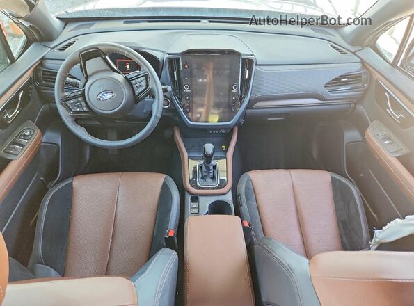 JF2SLSTD5SH421163 2025 SUBARU FORESTER Burgundy Dashboard view