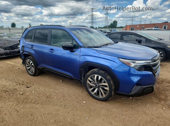 JF2SLSTD9SH417746 2025 SUBARU FORESTER Blue Delantero derecho
