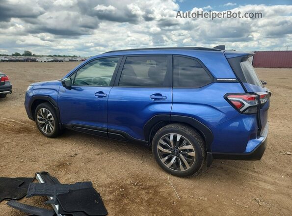 JF2SLSTD9SH417746 2025 SUBARU FORESTER Blue Trasero izquierdo