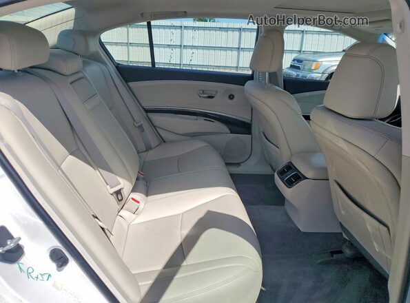 JH4KC1F58GC000781 2016 ACURA RLX White Rear seats view