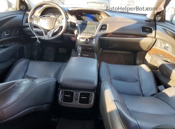 JH4KC1F58HC000250 2017 ACURA RLX Gray Dashboard view