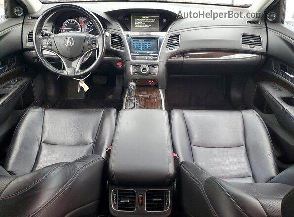 JH4KC1F59HC000130 2017 ACURA RLX Серебряный Вид панели приборов