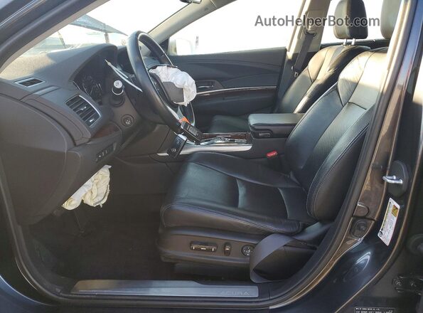 JH4KC2F98GC000143 2016 ACURA RLX Черный Вид салона спереди