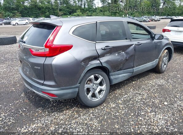 JHLRW2H52KX010902 2019 HONDA CR-V Gray Trasero derecho