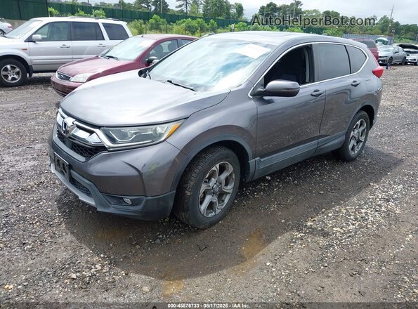 JHLRW2H52KX010902 2019 HONDA CR-V Gray Vista tres cuartos delantera izquierda