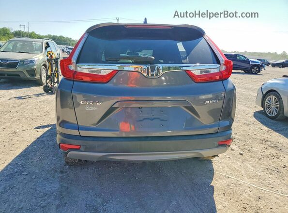 JHLRW2H56KX010871 2019 HONDA CR-V Gray Rear view