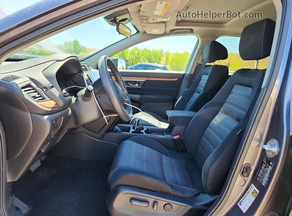 JHLRW2H58KX008961 2019 HONDA CR-V Charcoal Vista interior delantera