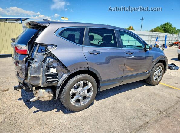 JHLRW2H58KX008961 2019 HONDA CR-V Charcoal Trasero derecho
