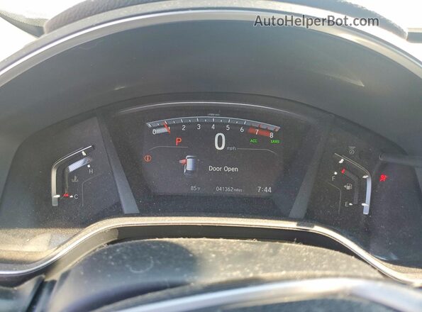 JHLRW2H5XKX016365 2019 HONDA CR-V White Սարքավորումների վահանակի տեսք