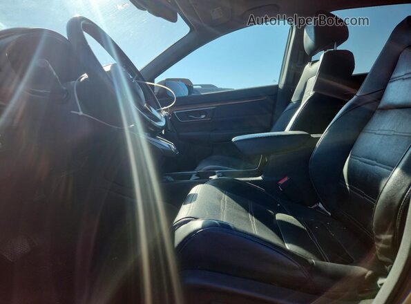 JHLRW2H82KX017956 2019 HONDA CR-V Black Front interior view