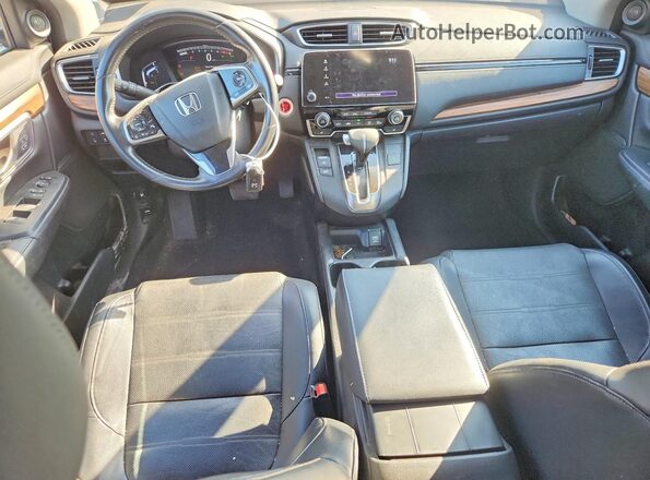 JHLRW2H82KX017956 2019 HONDA CR-V Black Dashboard view