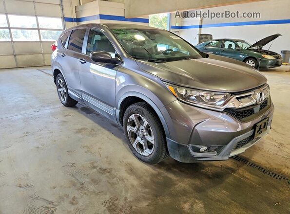JHLRW2H82KX019738 2019 HONDA CR-V Gray Delantero derecho